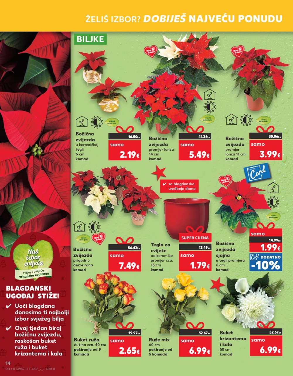 Kaufland katalog Prehrana Ka,Dj,Vk,Kc,Zp,Um,Bnm 22.11.-28.11.2023.