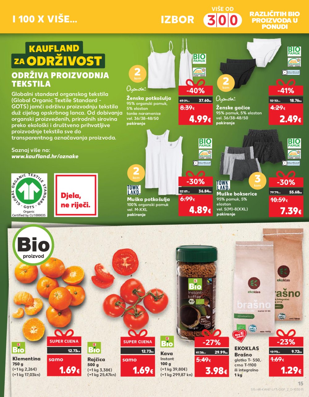 Kaufland katalog Prehrana Ka,Dj,Vk,Kc,Zp,Um,Bnm 22.11.-28.11.2023.