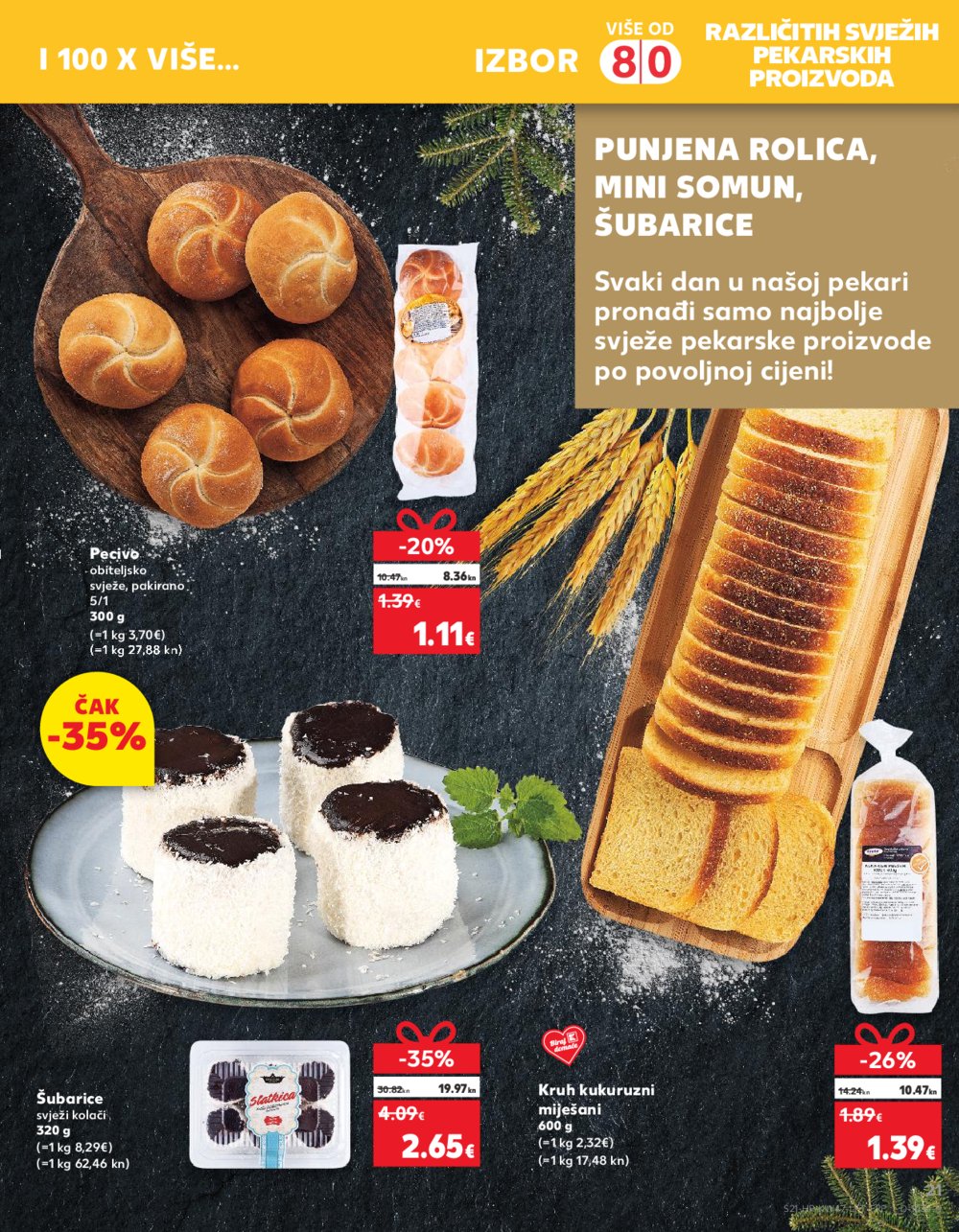 Kaufland katalog Prehrana Ka,Dj,Vk,Kc,Zp,Um,Bnm 22.11.-28.11.2023.