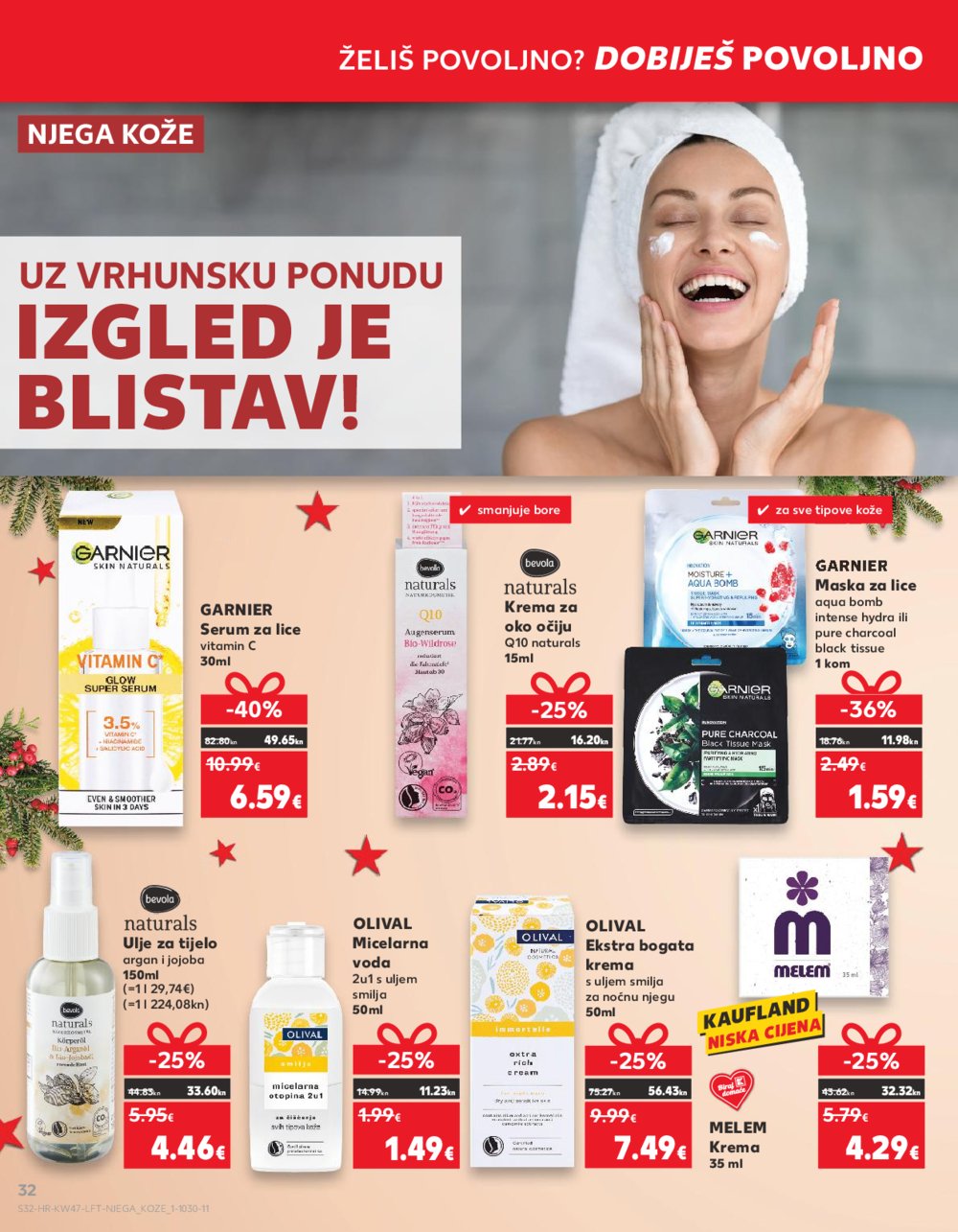 Kaufland katalog Prehrana Ka,Dj,Vk,Kc,Zp,Um,Bnm 22.11.-28.11.2023.