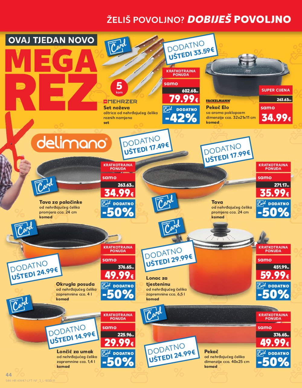 Kaufland katalog Prehrana Ka,Dj,Vk,Kc,Zp,Um,Bnm 22.11.-28.11.2023.