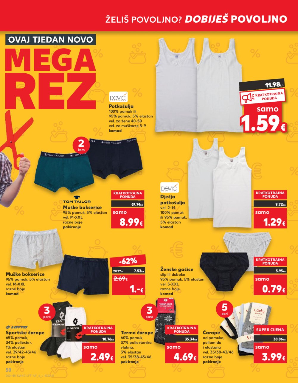 Kaufland katalog Prehrana Ka,Dj,Vk,Kc,Zp,Um,Bnm 22.11.-28.11.2023.