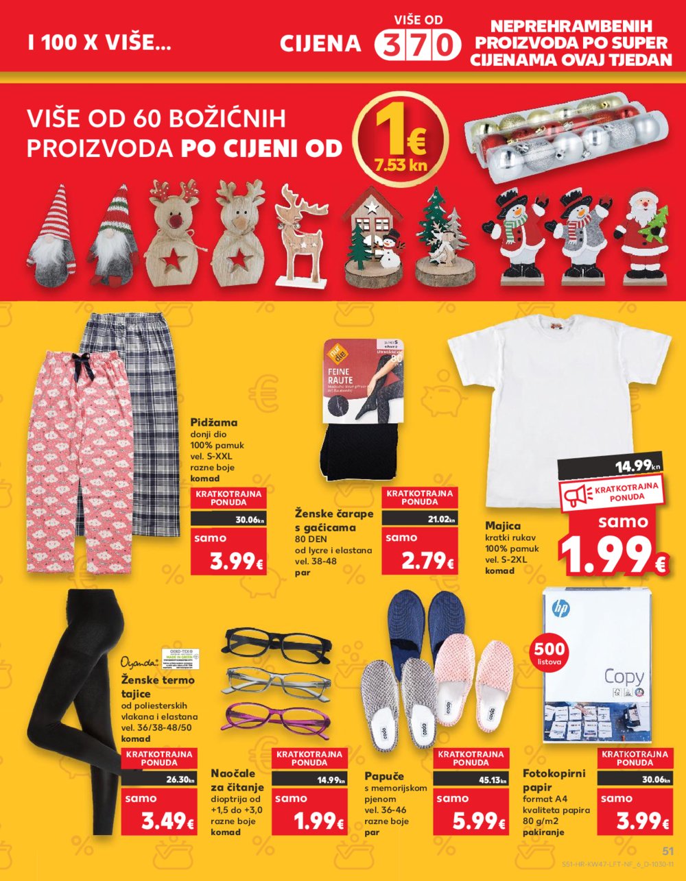 Kaufland katalog Prehrana Ka,Dj,Vk,Kc,Zp,Um,Bnm 22.11.-28.11.2023.