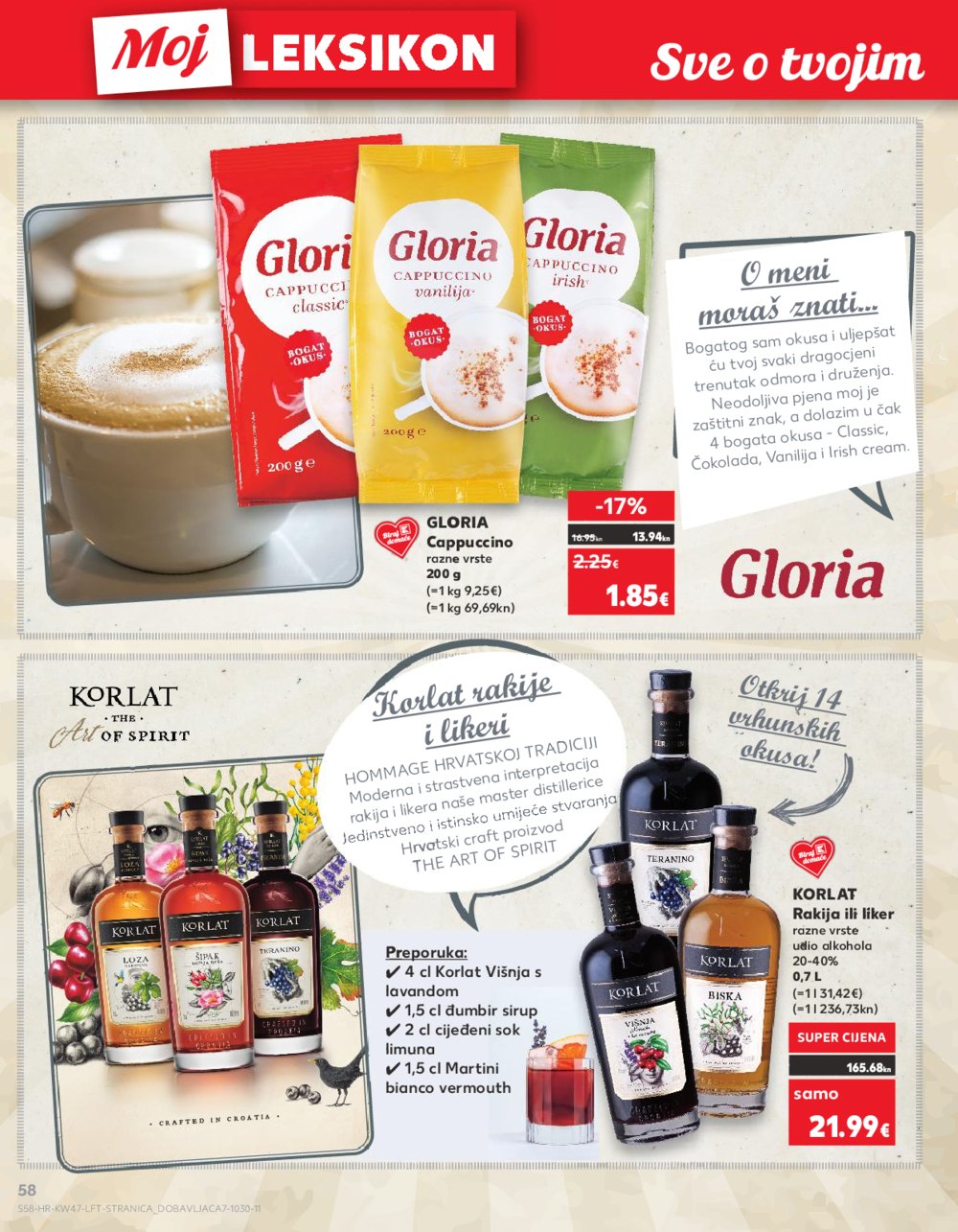 Kaufland katalog Prehrana Ka,Dj,Vk,Kc,Zp,Um,Bnm 22.11.-28.11.2023.