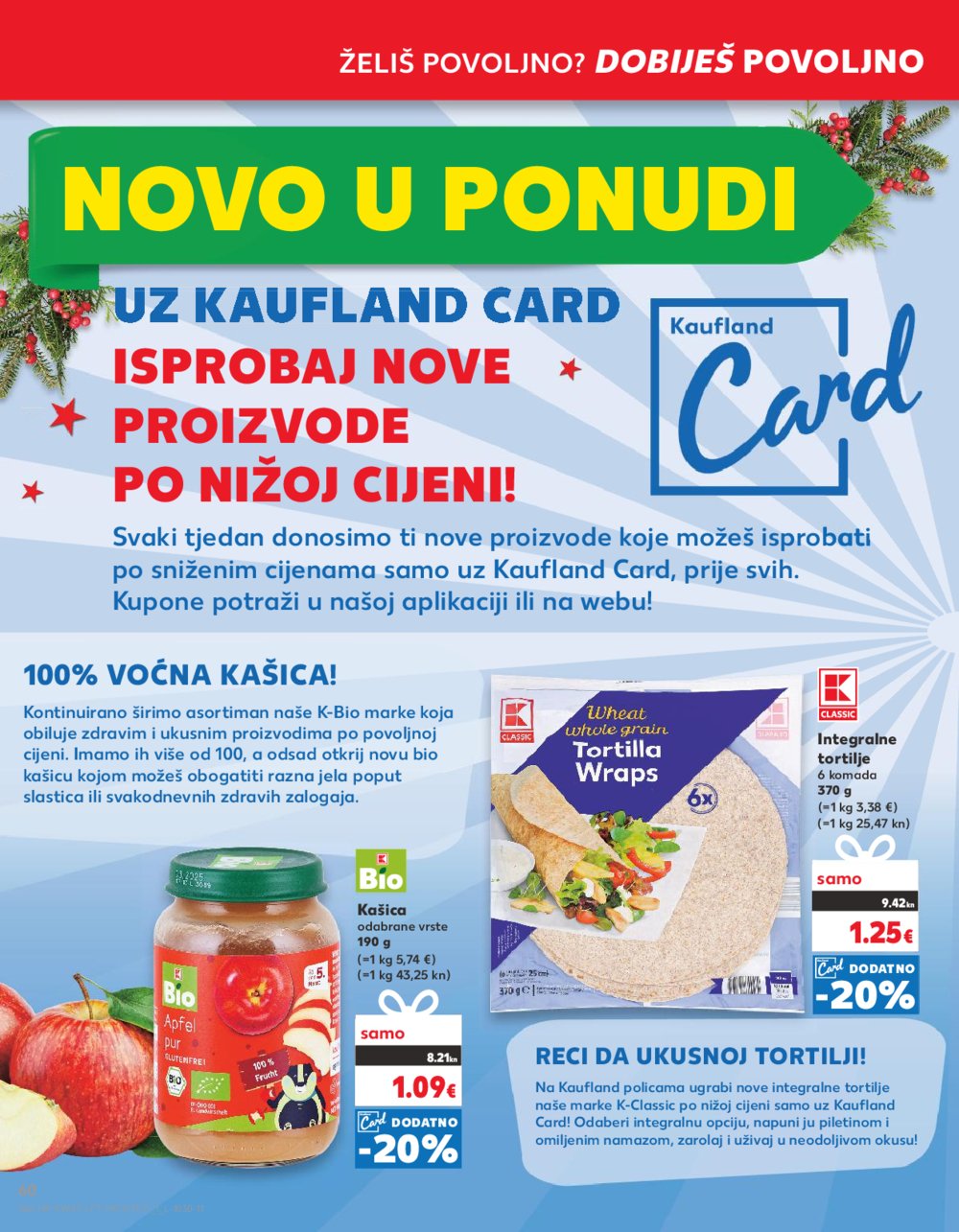 Kaufland katalog Prehrana Ka,Dj,Vk,Kc,Zp,Um,Bnm 22.11.-28.11.2023.