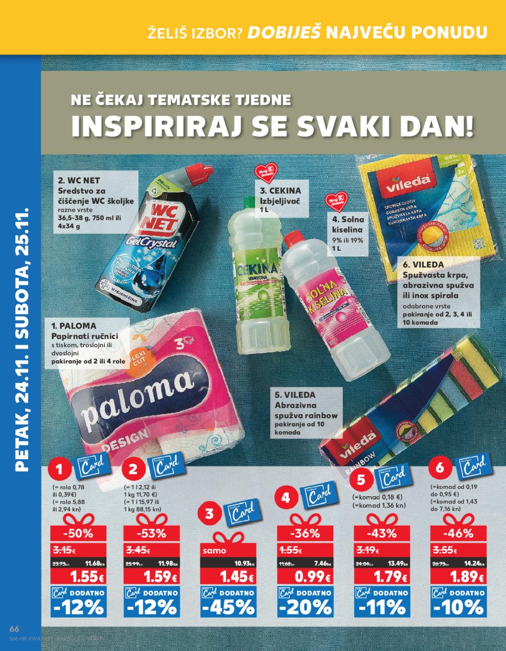 Kaufland katalog Prehrana Ka,Dj,Vk,Kc,Zp,Um,Bnm 22.11.-28.11.2023.