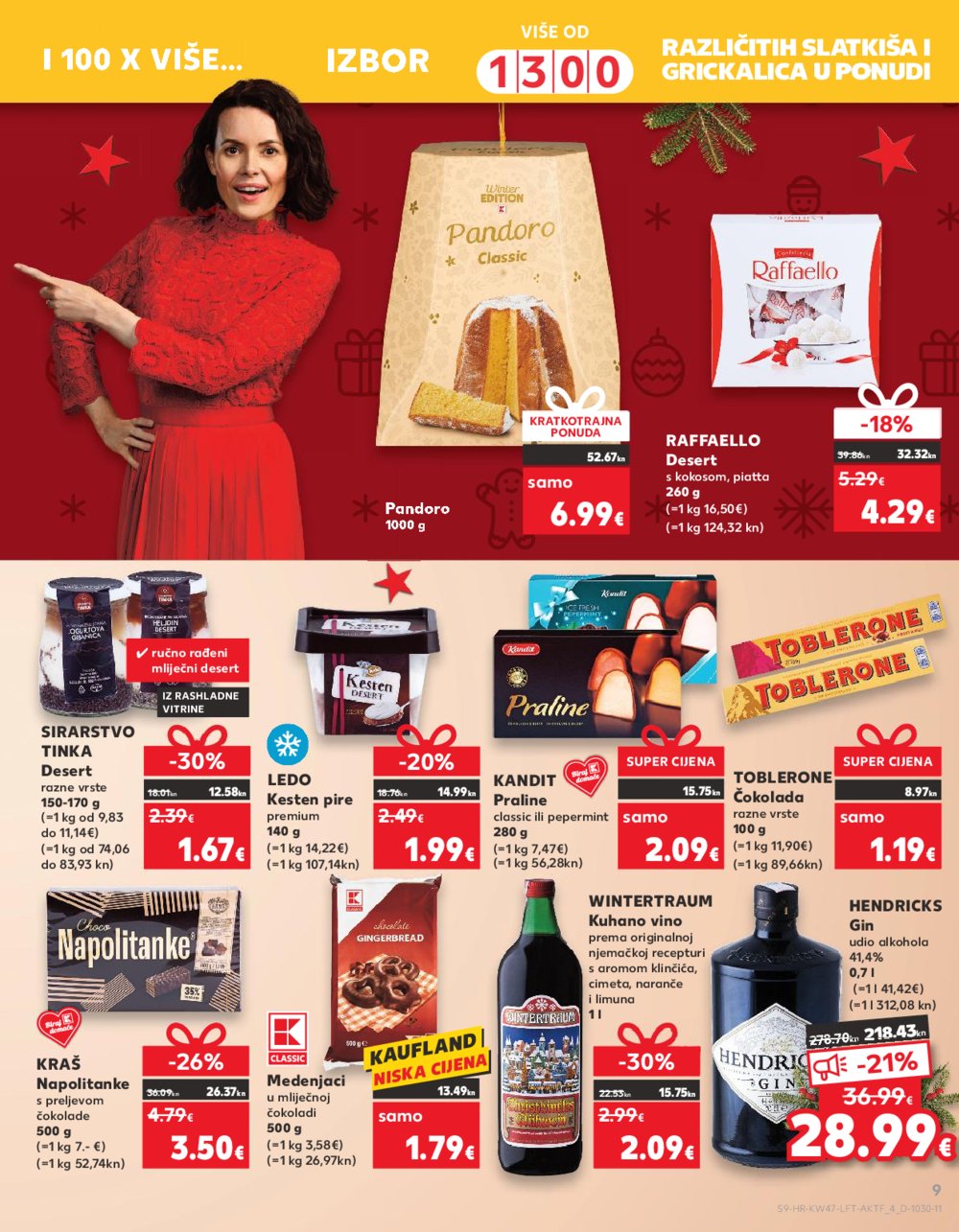 Kaufland katalog Prehrana Ka,Dj,Vk,Kc,Zp,Um,Bnm 22.11.-28.11.2023.