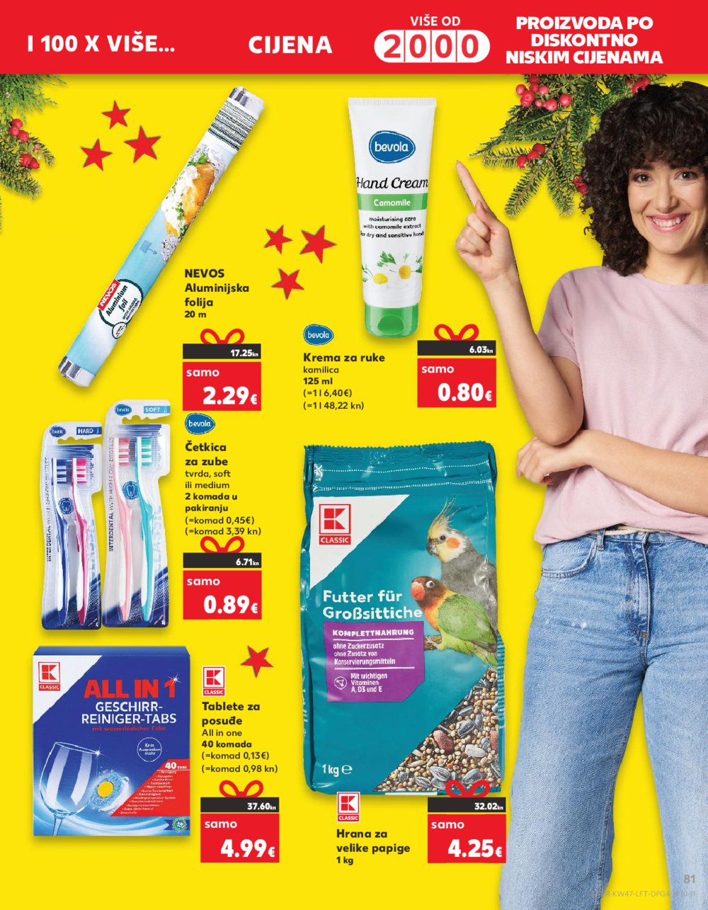 Kaufland katalog Prehrana Ka,Dj,Vk,Kc,Zp,Um,Bnm 22.11.-28.11.2023.