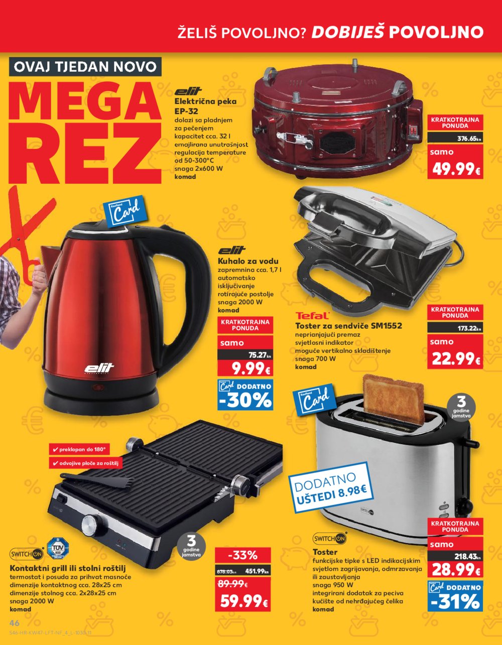 Kaufland katalog Prehrana odabrane poslovnice 22.11.-28.11.2023.