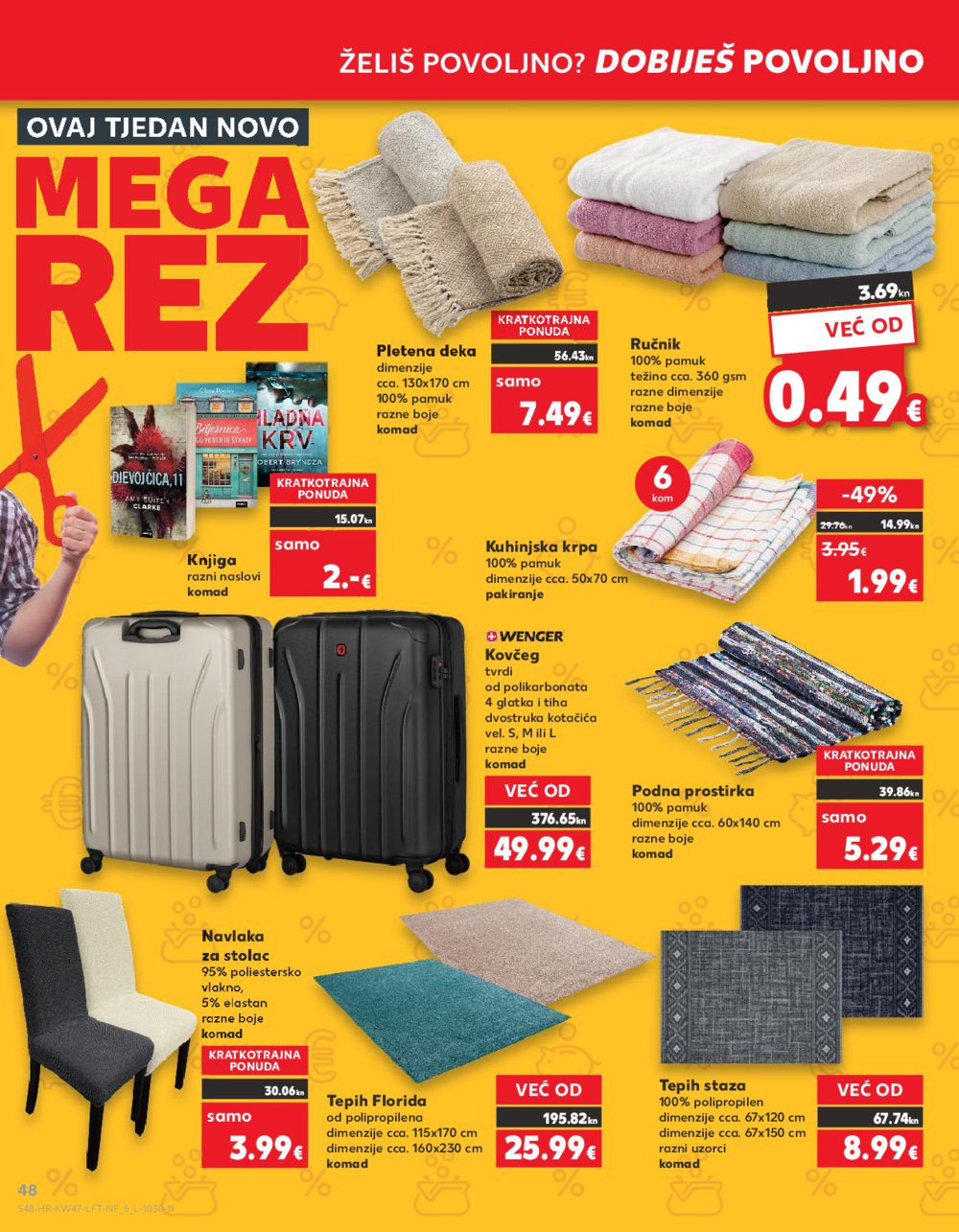 Kaufland katalog Prehrana odabrane poslovnice 22.11.-28.11.2023.