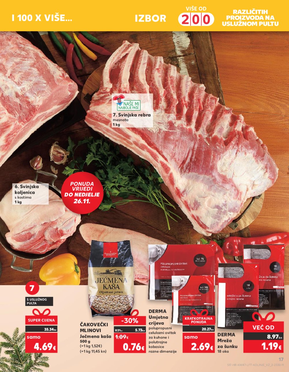 Kaufland katalog Prehrana Vž 22.11.-28.11.2023.