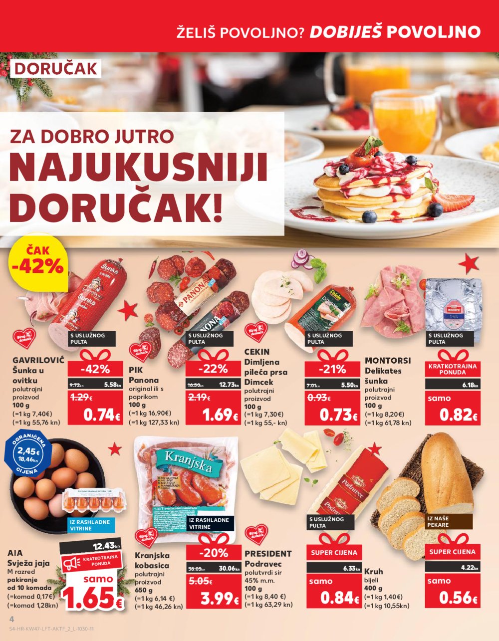 Kaufland katalog Prehrana Vž 22.11.-28.11.2023.