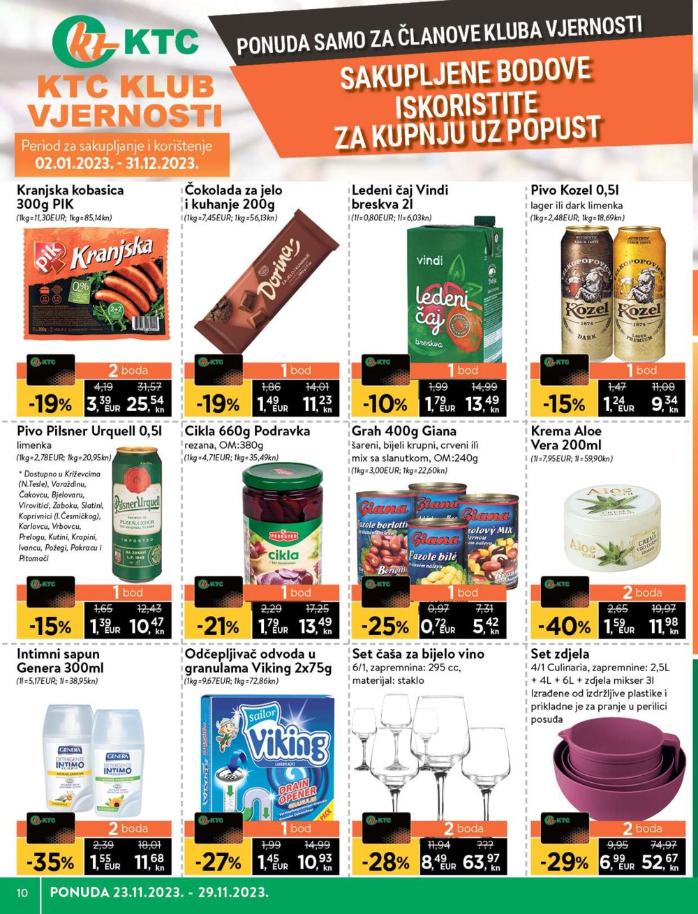 KTC katalog Široka potrošnja 23.11.-29.11.2023.