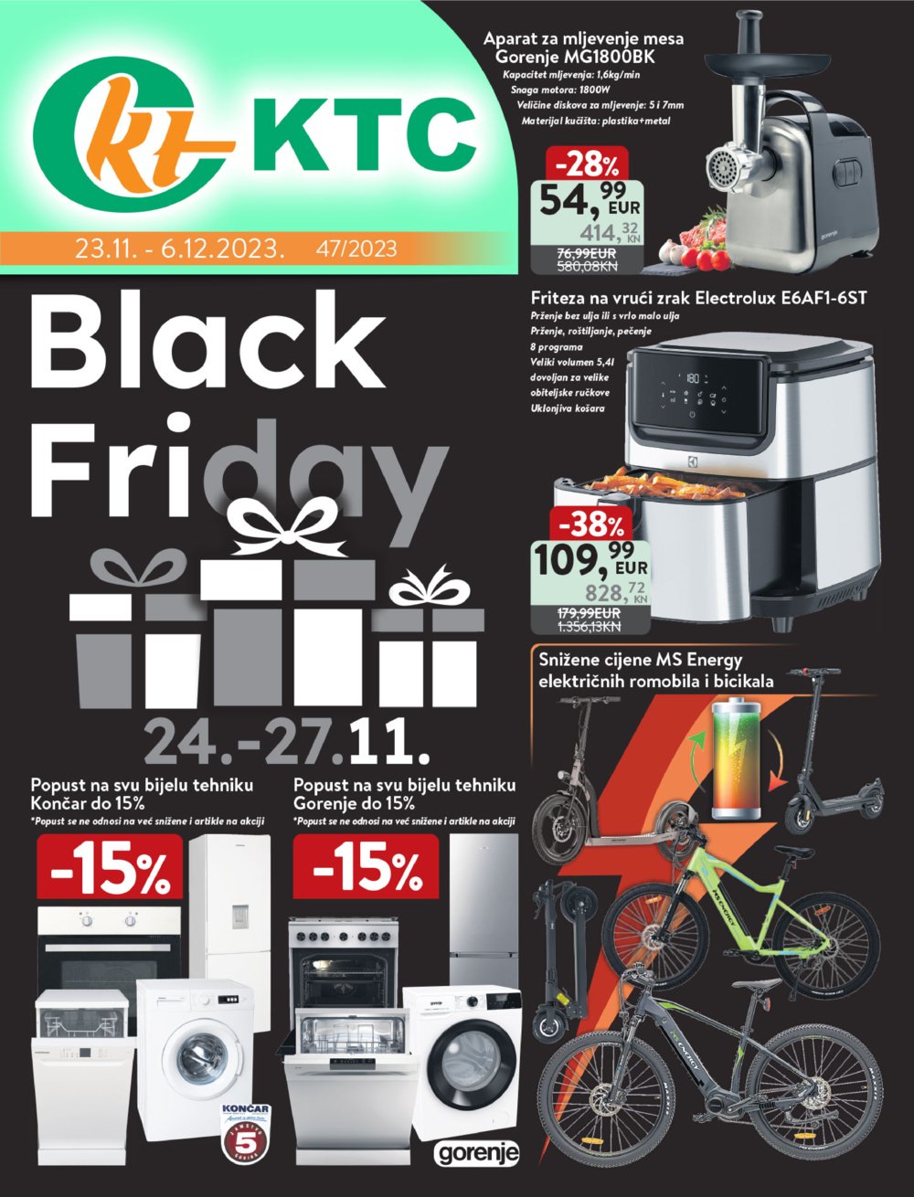 KTC katalog Tehnika Black Friday 23.11.-06.12.2023.