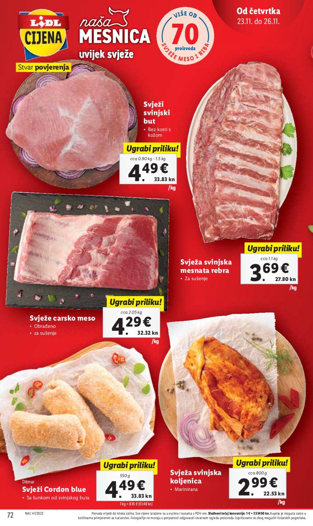 Lidl katalog Ponuda od četvrtka 23.11.-26.11.2023.