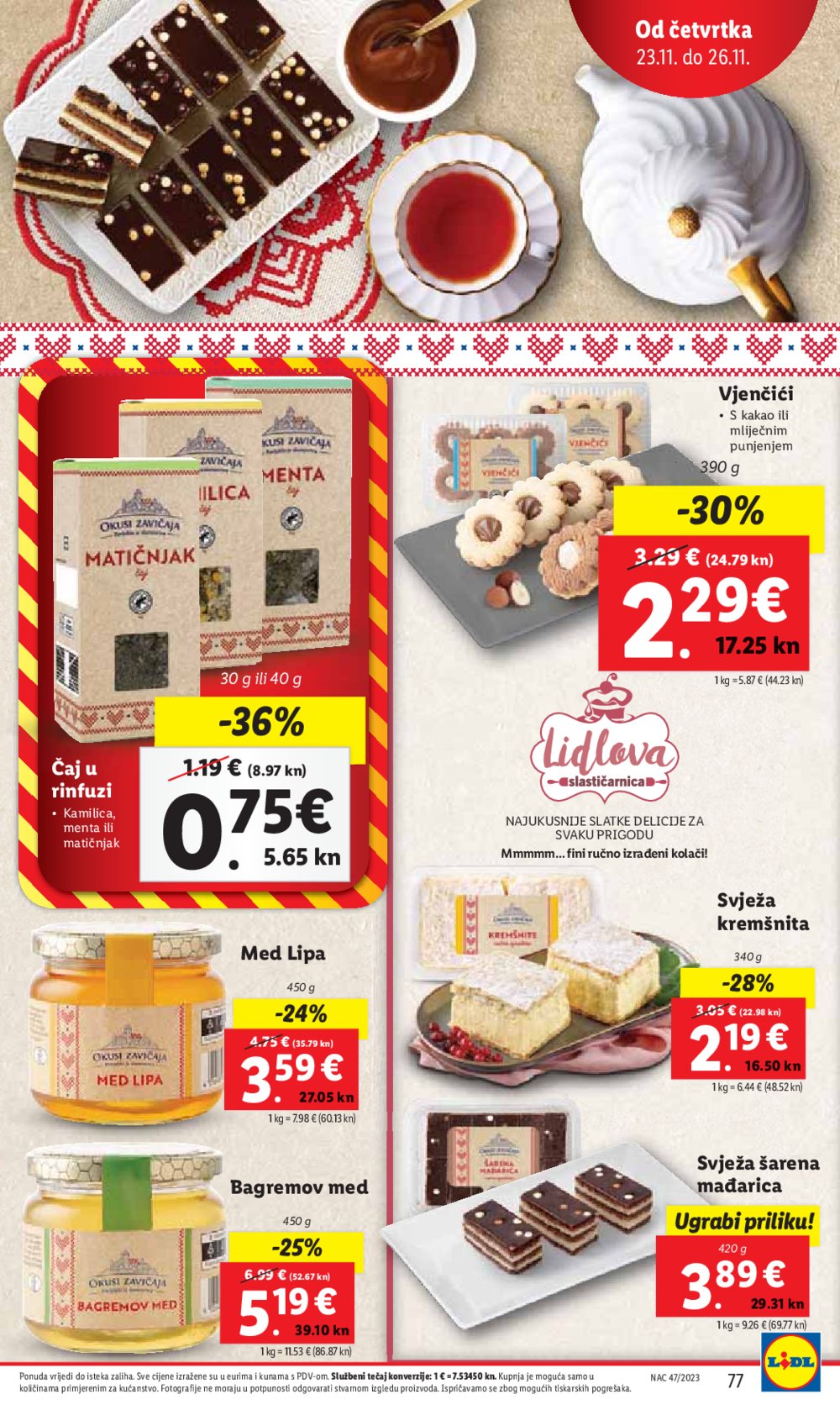 Lidl katalog Ponuda od četvrtka 23.11.-26.11.2023.