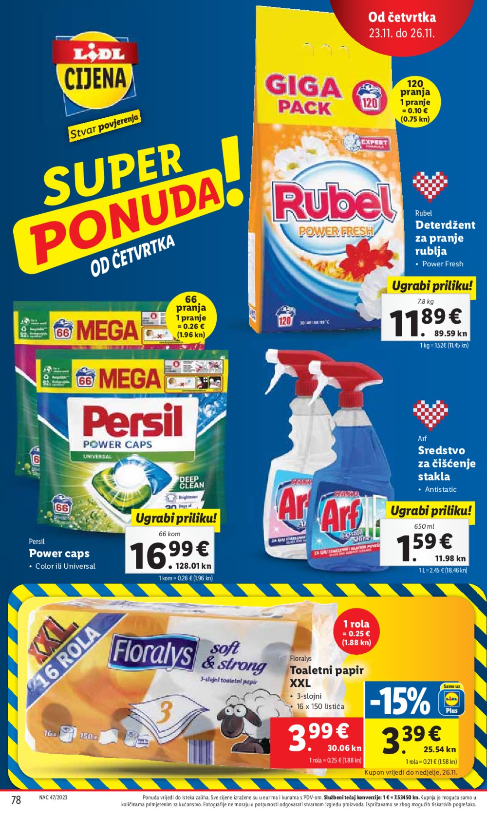 Lidl katalog Ponuda od četvrtka 23.11.-26.11.2023.