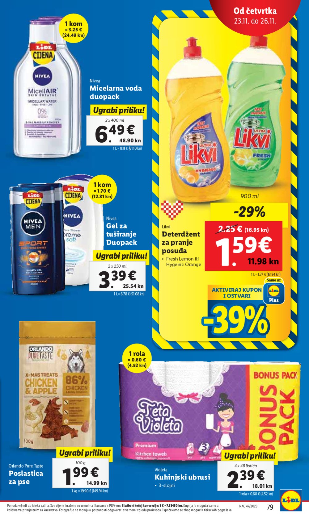 Lidl katalog Ponuda od četvrtka 23.11.-26.11.2023.