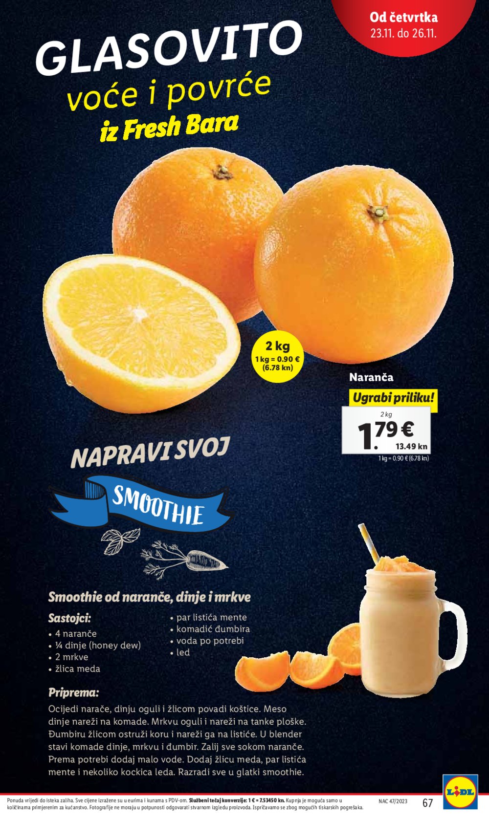 Lidl katalog Ponuda od četvrtka 23.11.-26.11.2023.