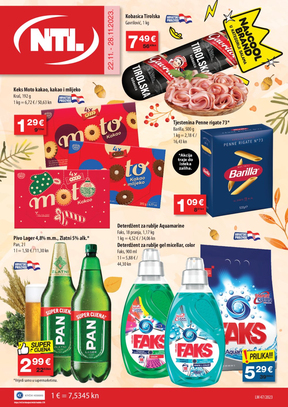 NTL katalog Akcija 22.11-28.11. 2023. Odabrane poslovnice