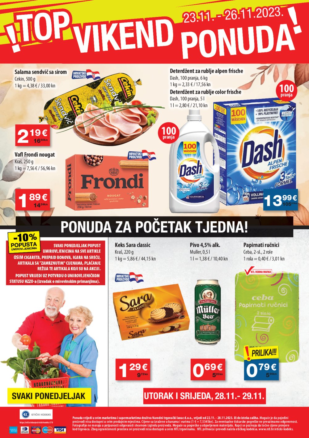 NTL katalog Akcija 22.11-28.11. 2023. Odabrane poslovnice