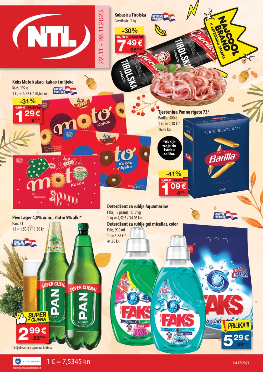 NTL katalog Akcija 22.11-28.11. 2023. Soblinec, Duga Resa, Zagreb, Krapina, Sesvete, Varaždin, Vidovec