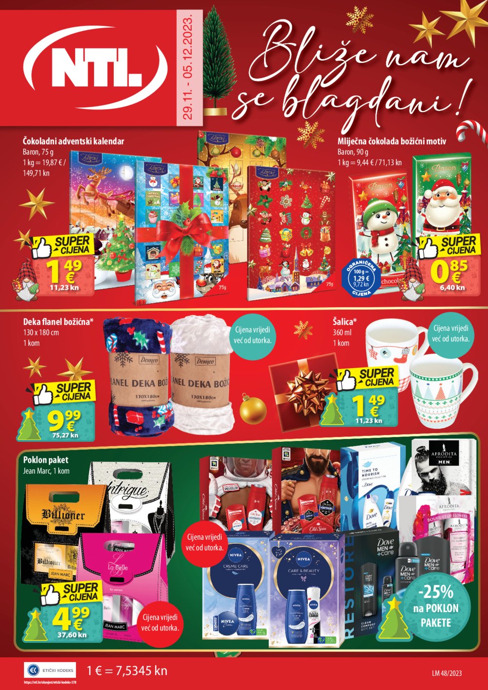 NTL katalog Akcija 29.11-05.12. 2023. Odabrane poslovnice