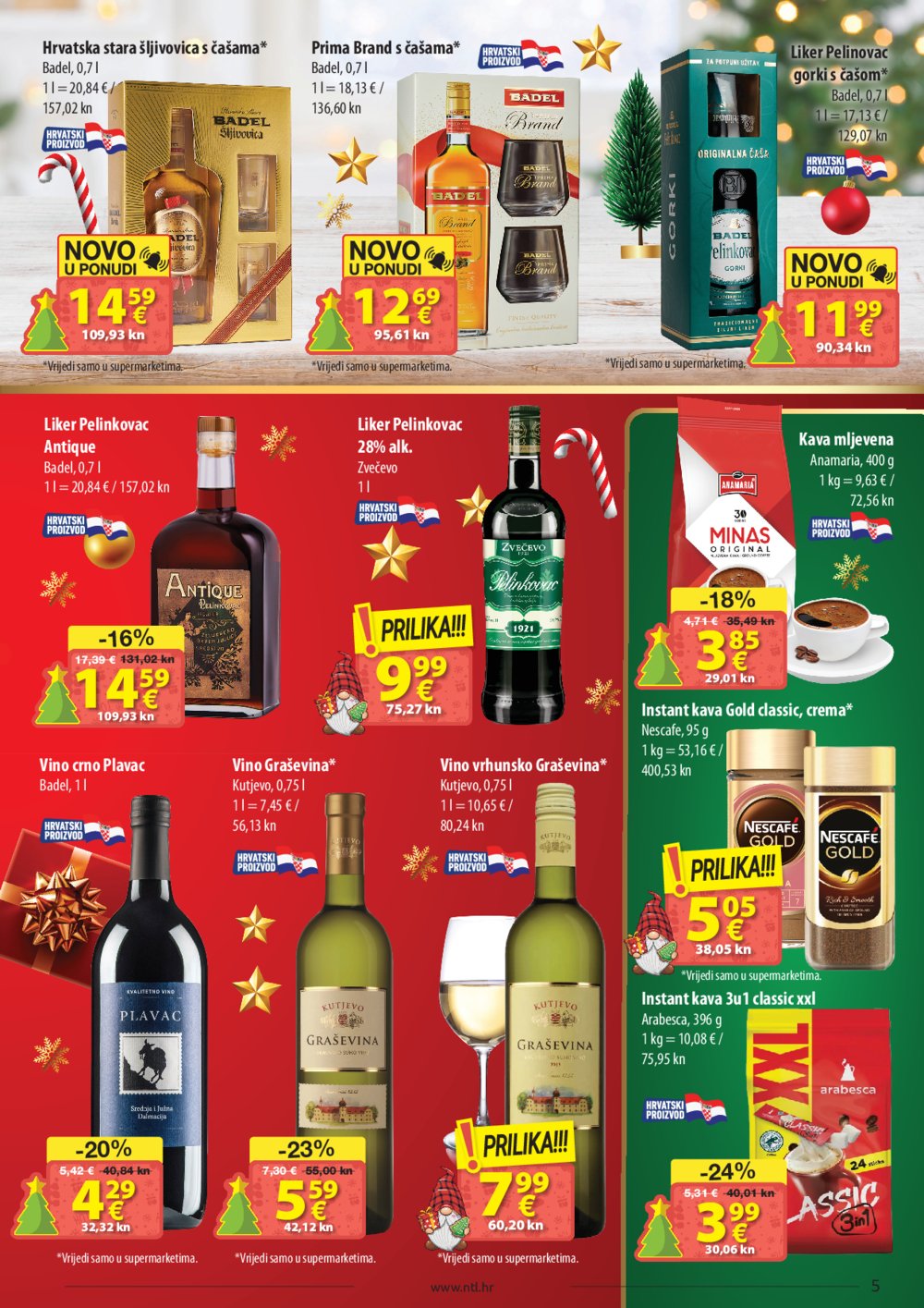 NTL katalog Akcija 29.11-05.12.2023. Soblinec, Duga Resa, Zagreb, Krapina, Sesvete, Varaždin, Vidovec