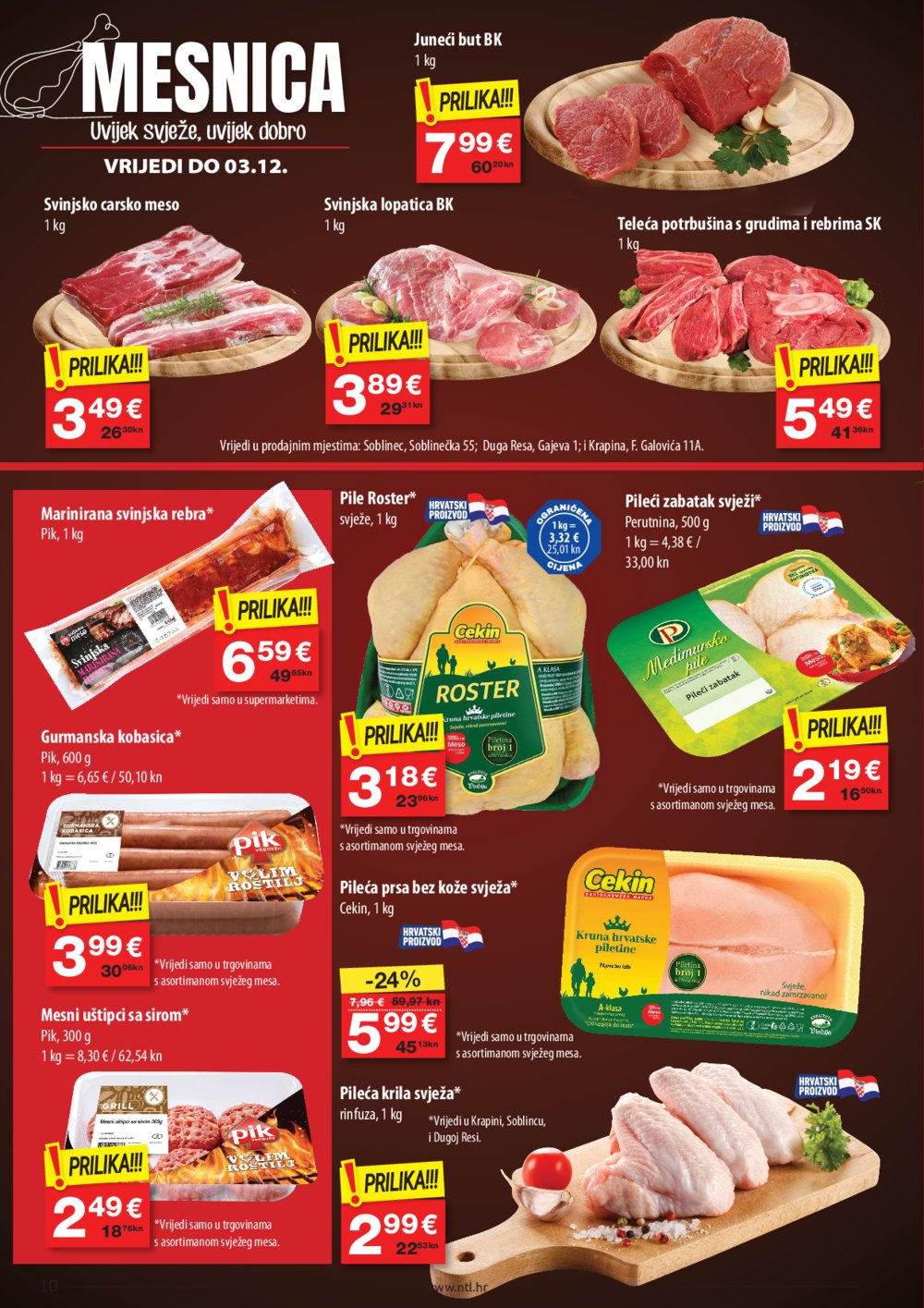 NTL katalog Akcija 29.11-05.12.2023. Soblinec, Duga Resa, Zagreb, Krapina, Sesvete, Varaždin, Vidovec