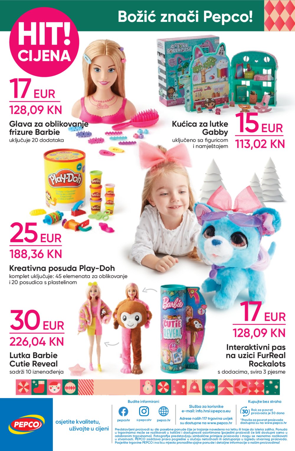 Pepco katalog Božićne pidžame i igračke 23.11.-29.11.2023.