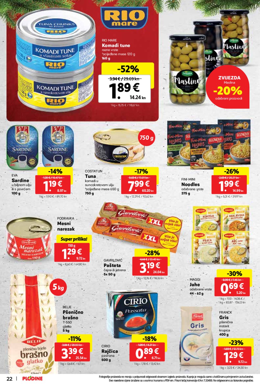 Plodine katalog Akcija 22.11.-28.11.2023.
