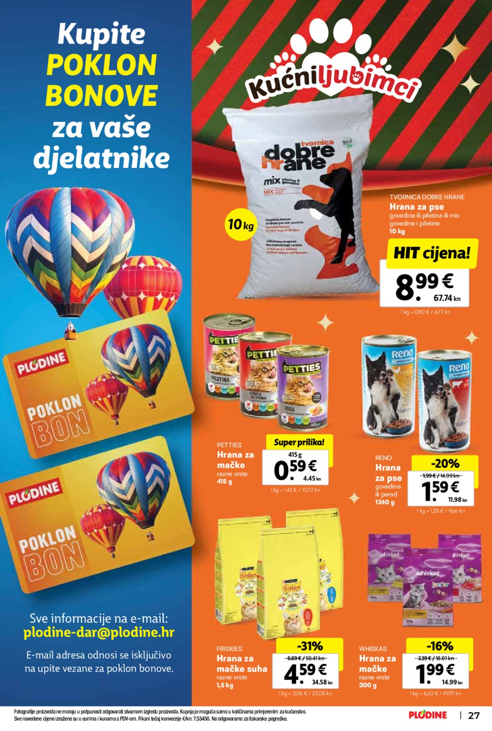 Plodine katalog Akcija 22.11.-28.11.2023.