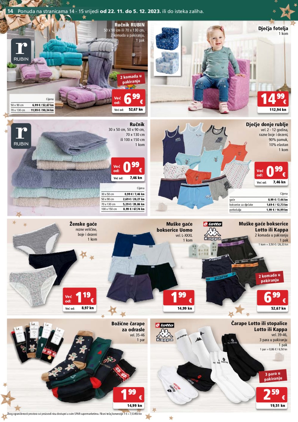 SPAR katalog Akcija 22.11.-28.11.2023.