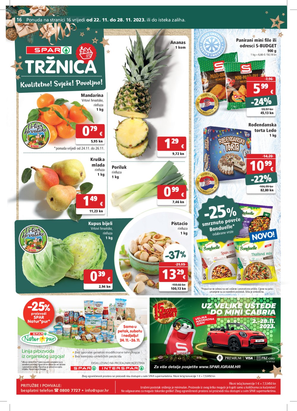 SPAR katalog Akcija 22.11.-28.11.2023.