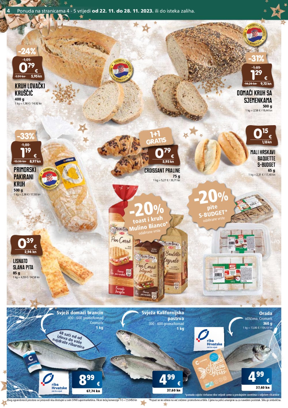 SPAR katalog Akcija 22.11.-28.11.2023.