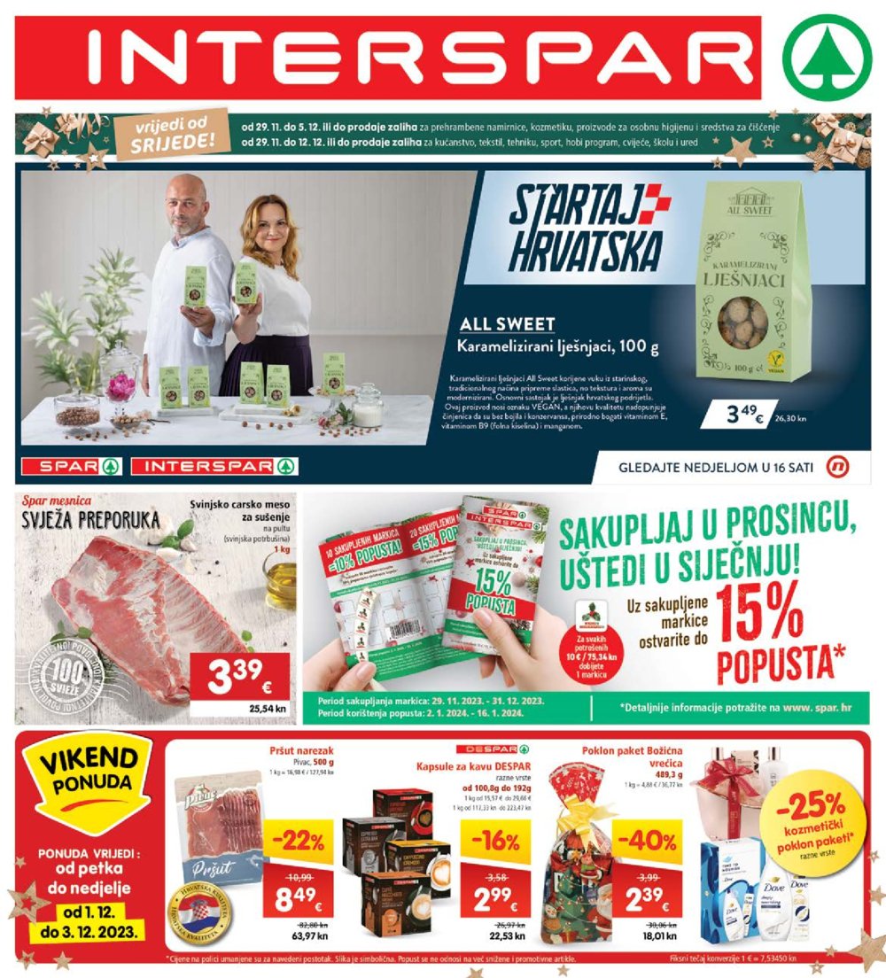 INTERSPAR katalog Akcija 29.11.-05.12.2023.