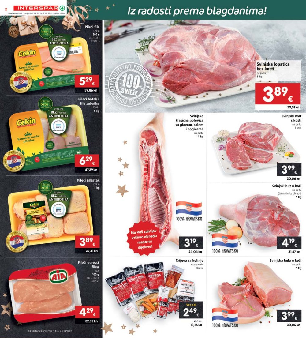 INTERSPAR katalog Akcija 29.11.-05.12.2023.