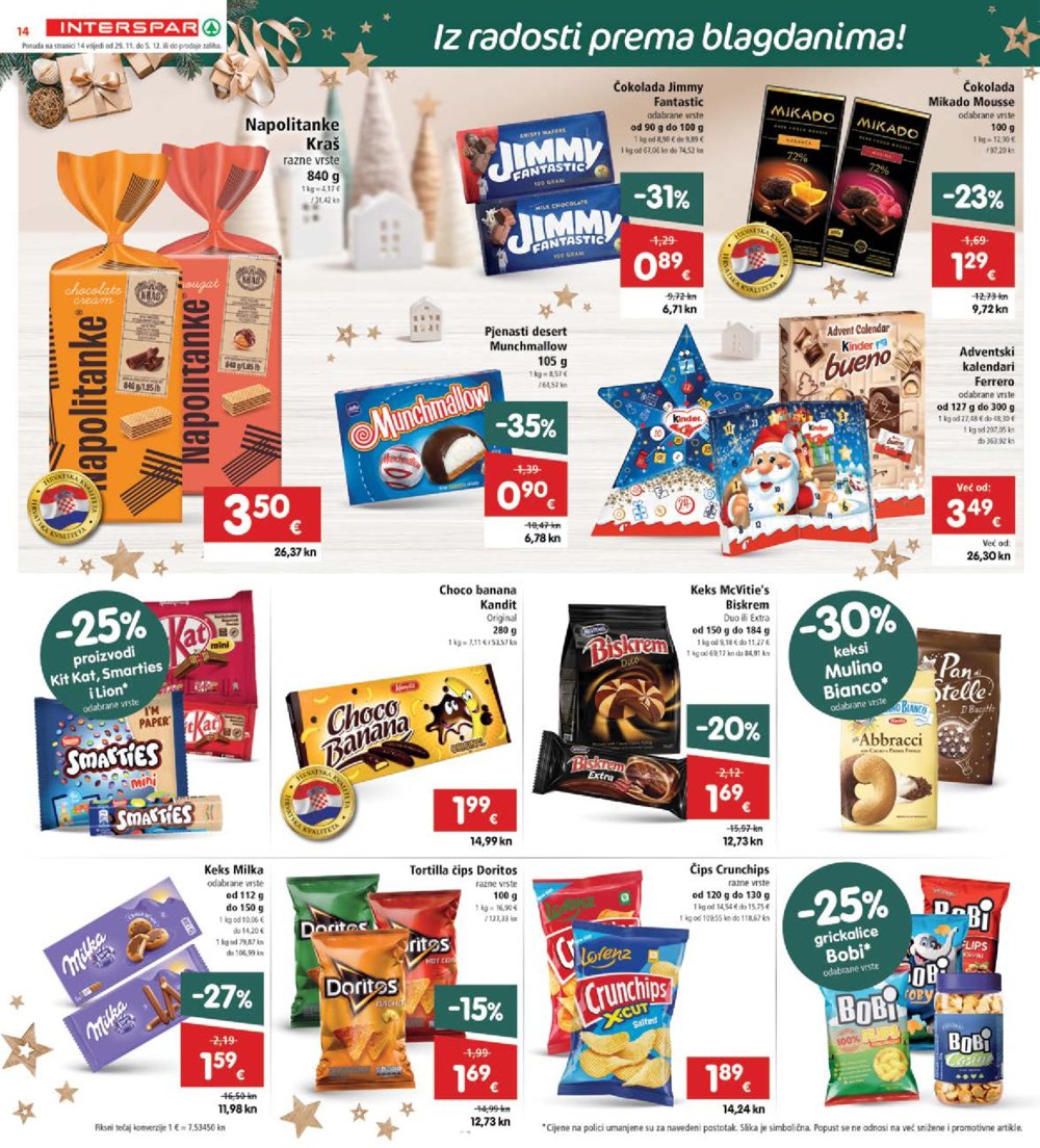 INTERSPAR katalog Akcija 29.11.-05.12.2023.