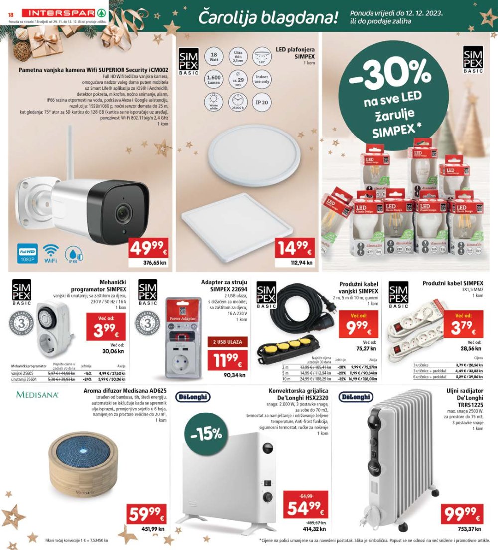 INTERSPAR katalog Akcija 29.11.-05.12.2023.