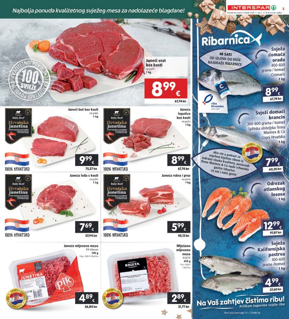 INTERSPAR katalog Akcija 29.11.-05.12.2023.