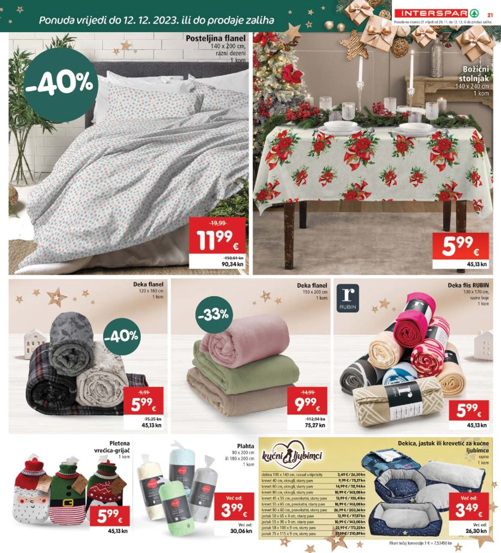 INTERSPAR katalog Akcija 29.11.-05.12.2023.