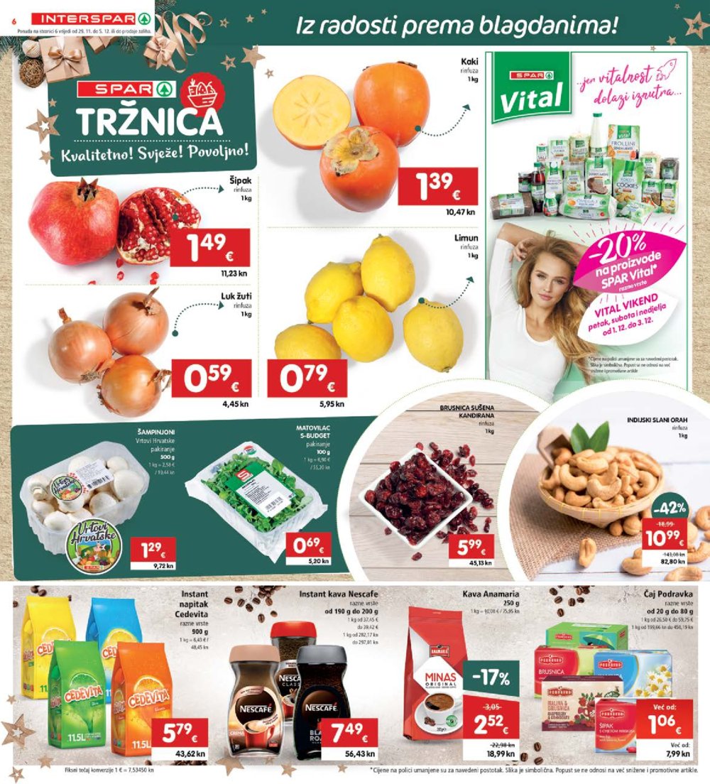 INTERSPAR katalog Akcija 29.11.-05.12.2023.