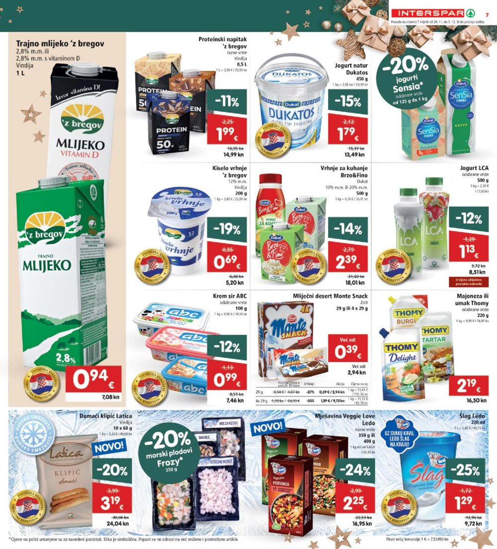 INTERSPAR katalog Akcija 29.11.-05.12.2023.