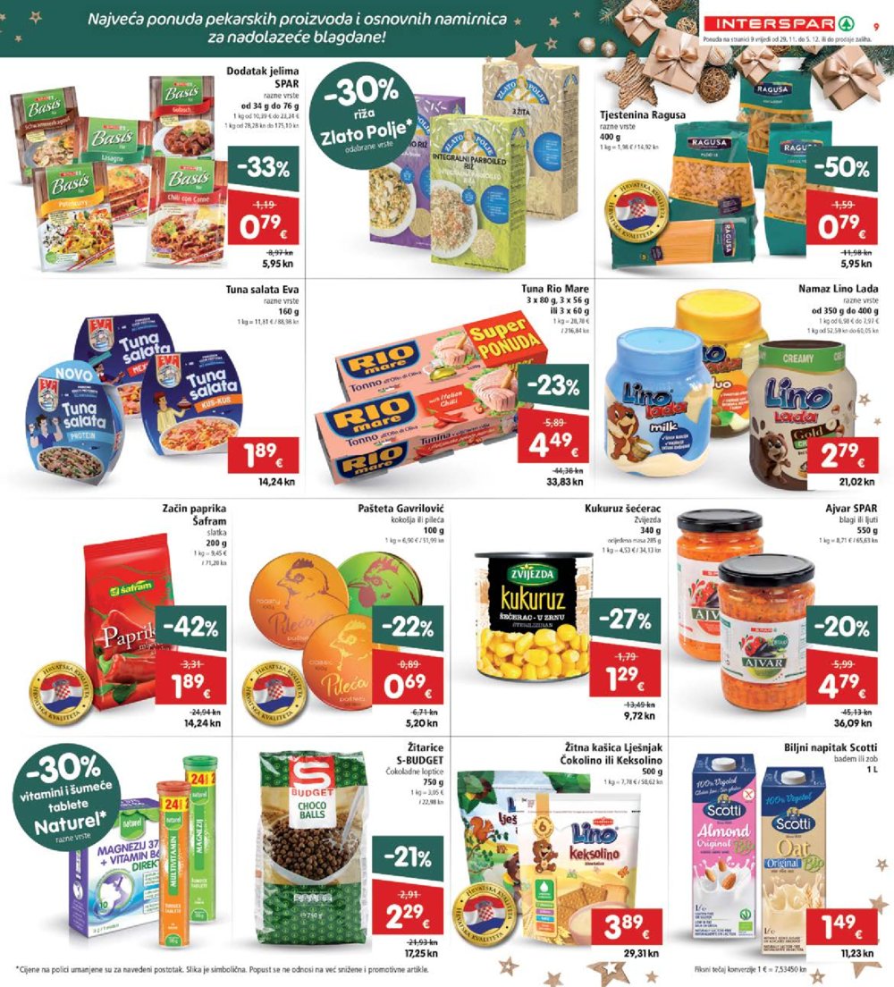 INTERSPAR katalog Akcija 29.11.-05.12.2023.