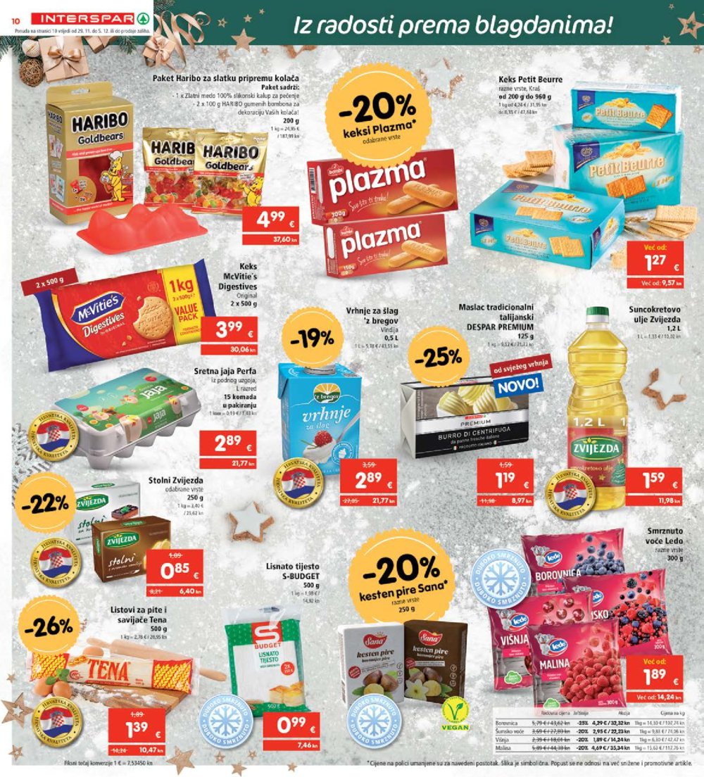 INTERSPAR katalog Akcija 29.11.-05.12.2023.