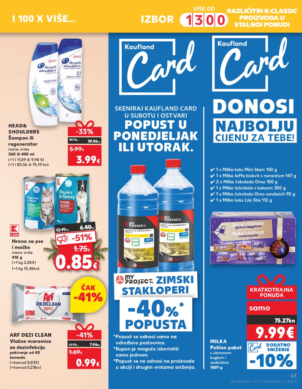 Kaufland katalog Prehrana 29.11.-05.12.2023. Ka, Kc, Dj, BNM, Zp, Vk, Um