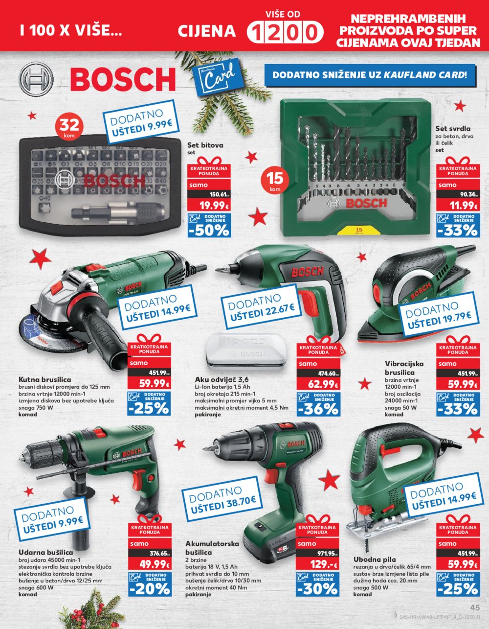 Kaufland katalog Prehrana 29.11.-05.12.2023. Odabrane poslovnice