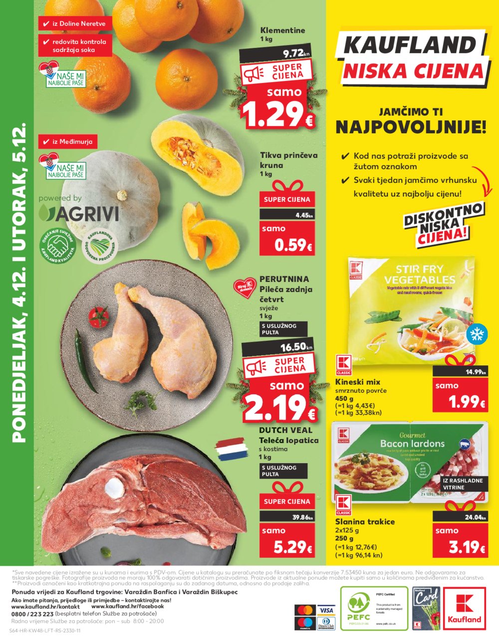 Kaufland katalog Prehrana 29.11.-05.12.2023. Varaždin