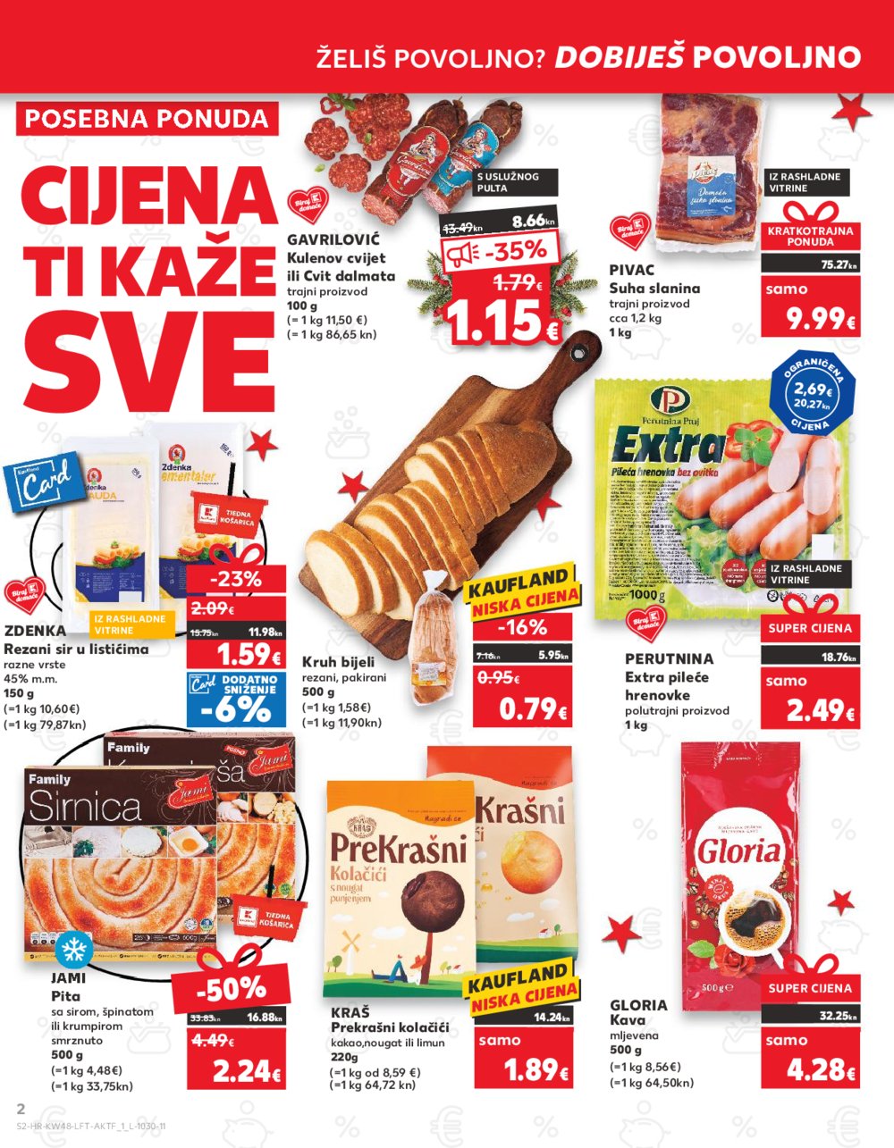 Kaufland katalog Prehrana 29.11.-05.12.2023. VG, DS, Ma, Rv, Po, Vu, Vo