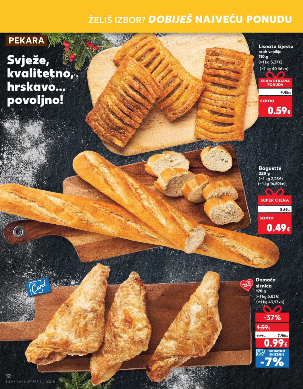 Kaufland katalog Prehrana 29.11.-05.12.2023. VG, DS, Ma, Rv, Po, Vu, Vo